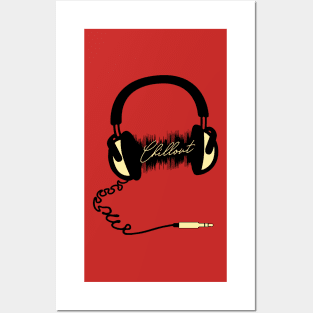 Headphone Audio Wave - Chillout Posters and Art